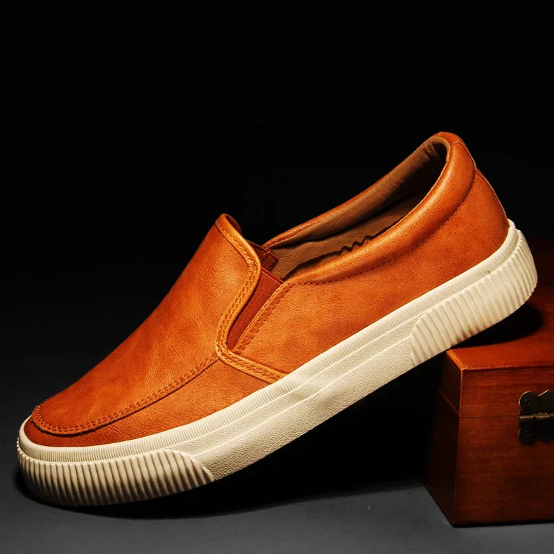 Alessandro - Mountainville kožené slip-on topánky